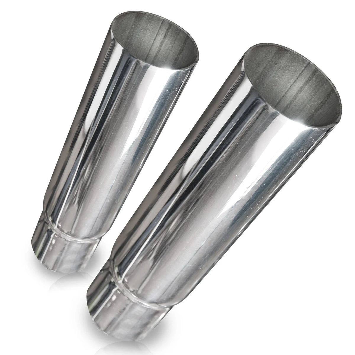 Stainless Works - Resonator Style Polished Exhaust Tip 304 Stainless Steel - 770250