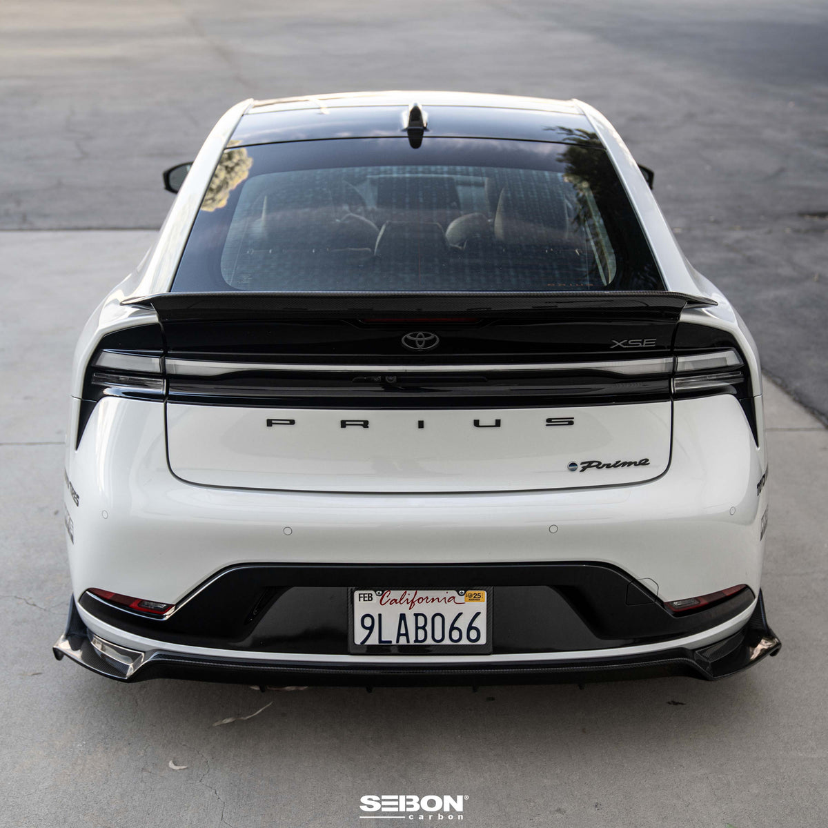 Seibon 23-25 Toyota Prius MB-Style Carbon Fiber Rear Lip - RL23TYPR-MB