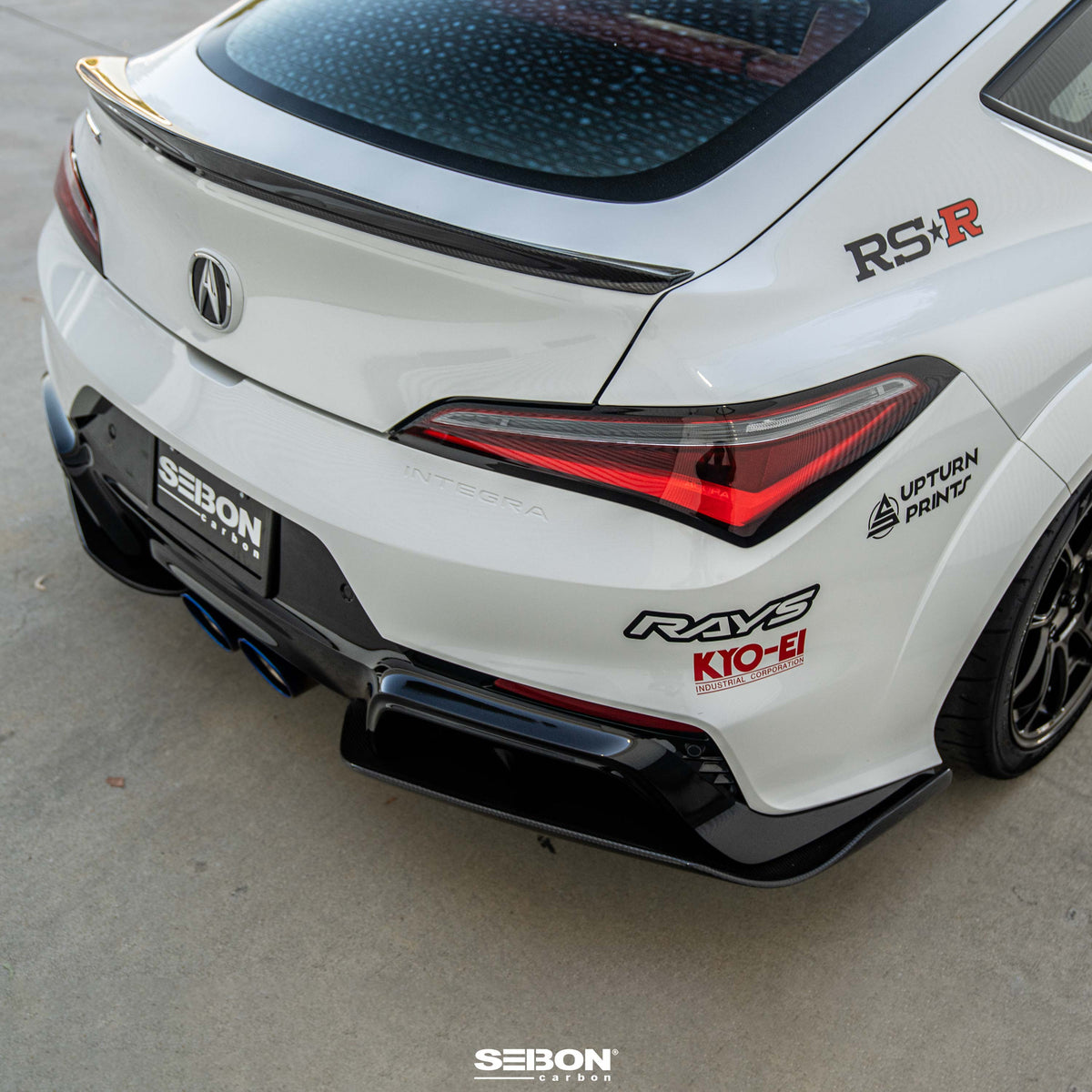 Seibon 24-25 Acura Integra Type S MB-Style Carbon Fiber Rear Lip - RL24ACINS-MB