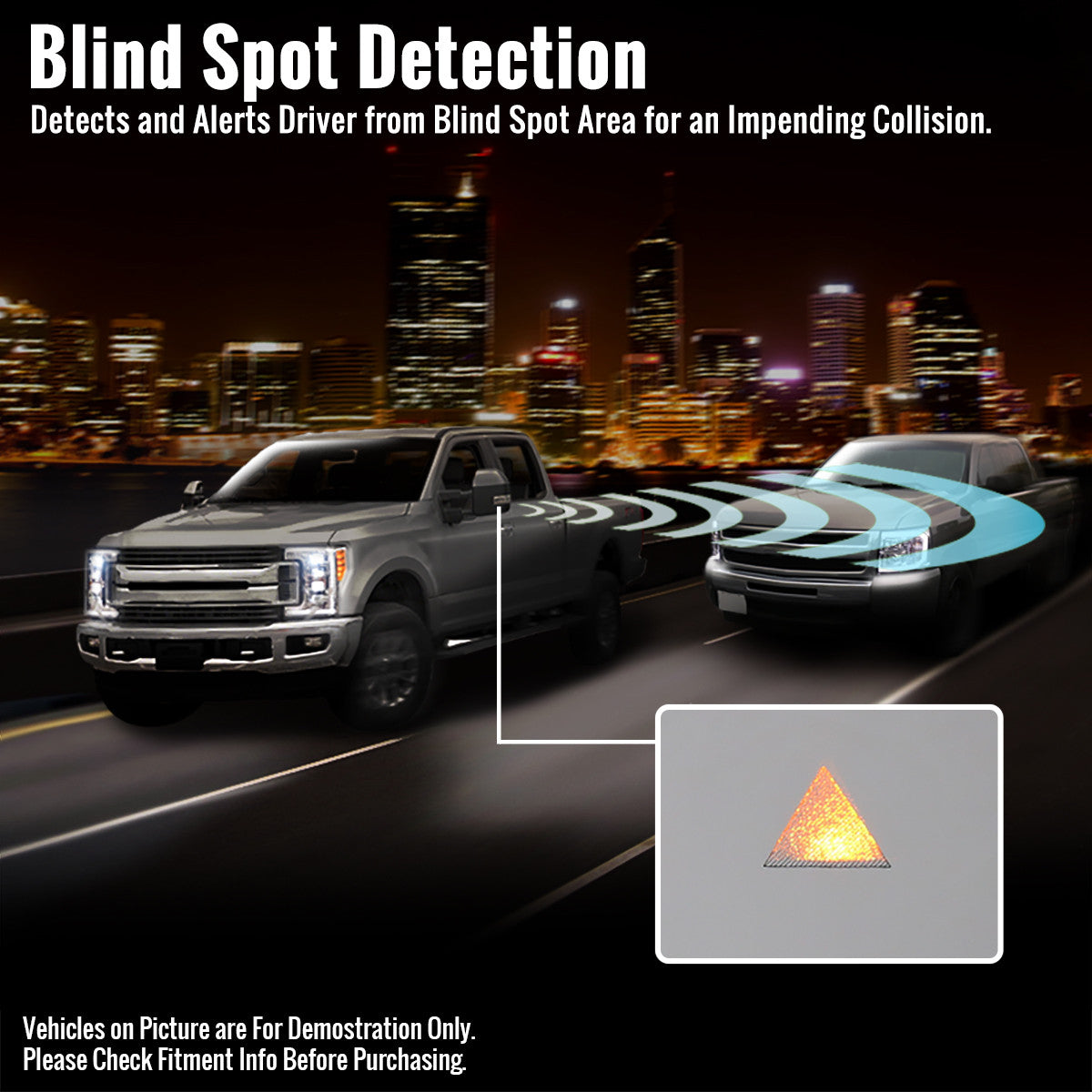 Spec-D Tuning - 2019-2024 Dodge RAM 1500 Black Power Adjustable, Manual Fold, BSD & Heated Side Mirror w/ LED Puddle and Turn Signal Light - Passenger Side Only - RMV-RAM1915HP-FS-R