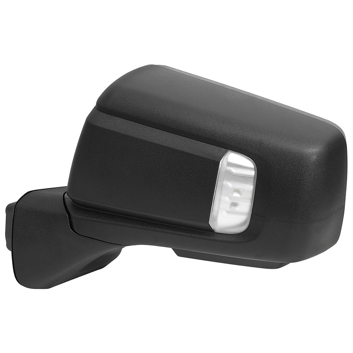 Spec-D Tuning - 2019-2026 Chevrolet Silverado 1500 Black Power Adjustable, Auto-Fold, BSD & Heated Side Mirror w/ LED Puddle and Auxiliary Light - Driver Side Only - RMV-SIV1915HPATL-FS