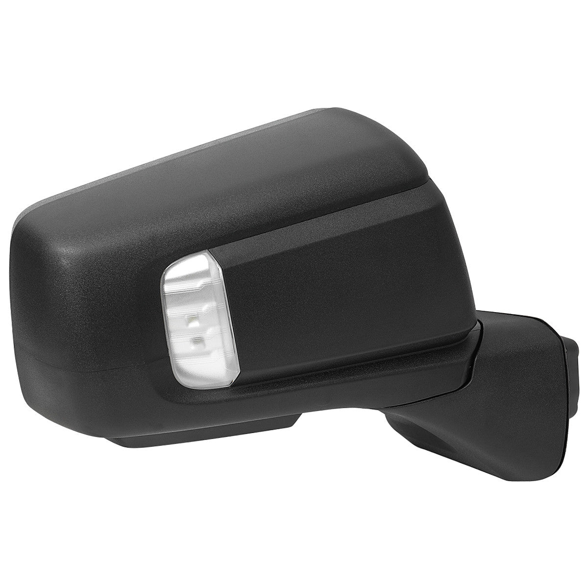 Spec-D Tuning - 2019-2026 Chevrolet Silverado 1500 Black Power Adjustable, Auto-Fold, BSD & Heated Side Mirror w/ LED Puddle and Auxiliary Light - Passenger Side Only - RMV-SIV1915HPATR-FS