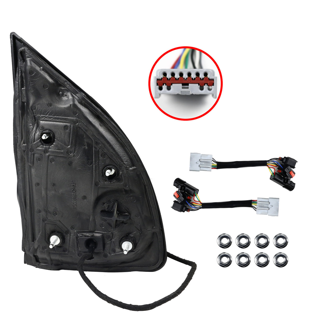 Spec-D Tuning - 1999-2016 Ford F-250/F-350/F-450 Power Adjustable, Heated, & Manual Extendable Towing Mirrors w/ Smoked Lens LED Turn Signal & Clearance Lights - RMX-F25099F1GH-P-FS