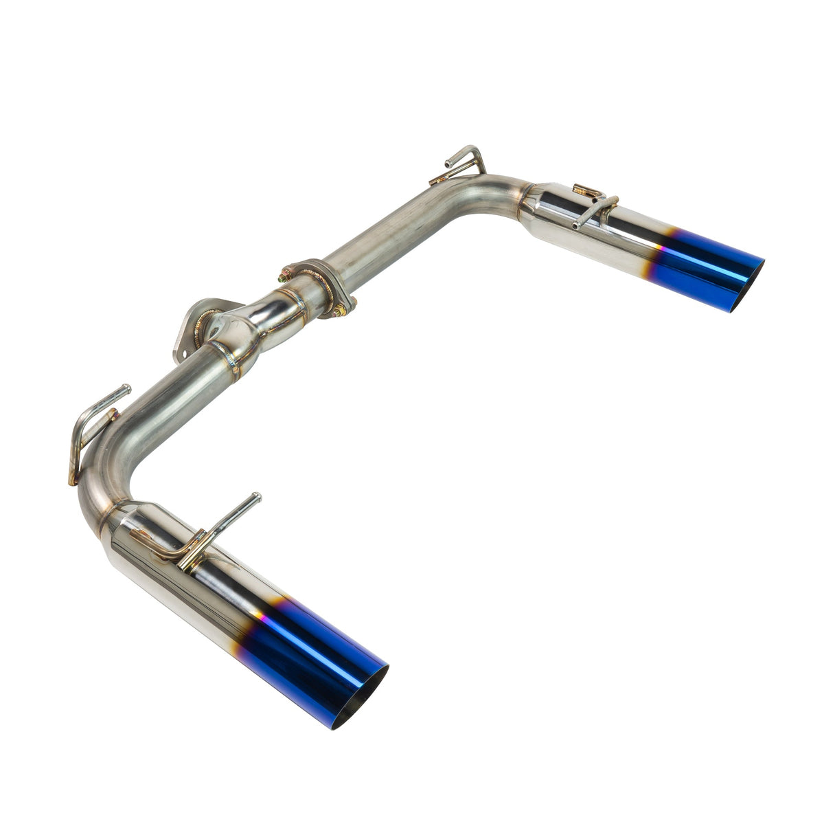 Remark 2022+ Subaru BRZ/Toyota GR86 BOSO Axle Back Exhaust w/Burnt Stainless Steel Tip - RO-TTZ8-SL