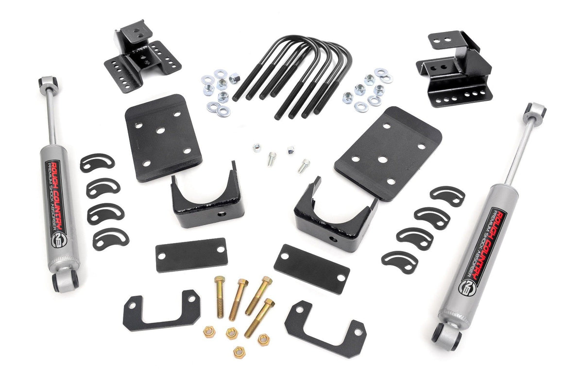 Lowering Kit | Str Drop | 2&quot;FR | 4&quot;RR | Chevy/GMC 1500 (07-15)