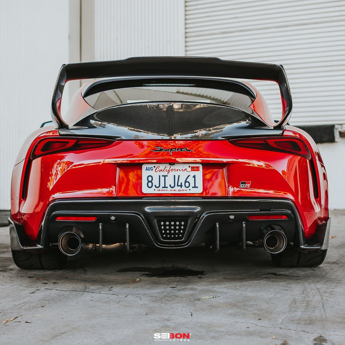 Seibon 2020 Toyota Supra TD-Style Carbon Fiber Rear Spoiler - RS20TYSUP-TD
