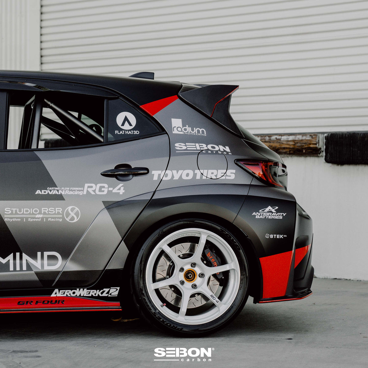 Seibon 2023+ Toyota GR Corolla OE-Style Carbon Fiber Rear Spoiler - RS23TYGRCOR