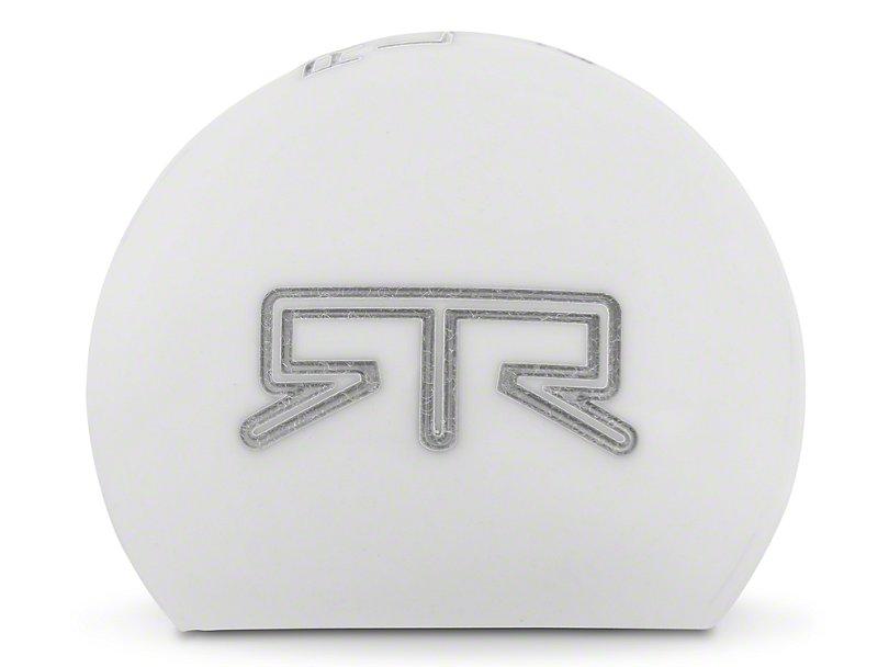 RTR White Shift Knob - Gray Engraving (11-14 GT, V6)