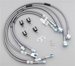 Russell Performance 01-06 GM Silverado/Sierra HD (All) Brake Line Kit - 672440 for 2001-2006 Chevrolet Silverado 2500 - front view