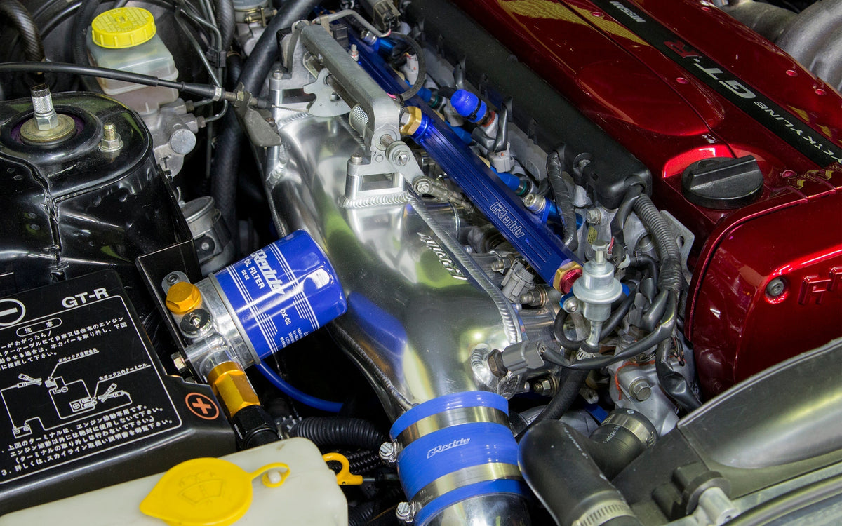 GReddy - GReddy Oil Cooler Filter Block Adapter Type-I - Remote Filter ( & Optional Bypass Tube ) - 12009990