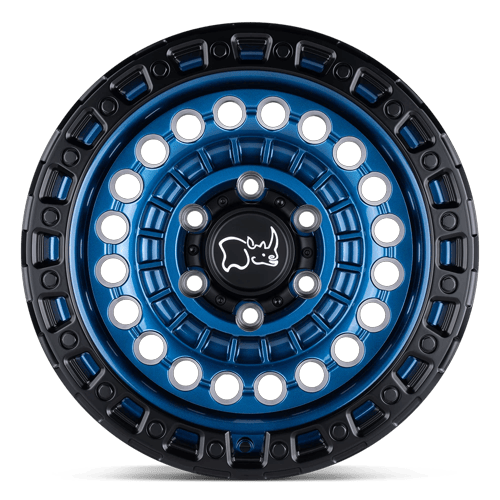 Black Rhino Hard Alloys Sentinel 17X8.5 5X127 -18MM Cobalt Blue W/ Black Ring