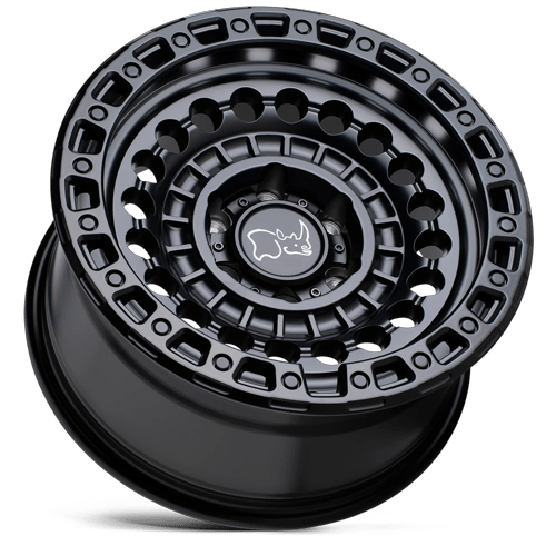 Black Rhino Hard Alloys Sentinel 17X8.5 8X165.1 -18MM Matte Black