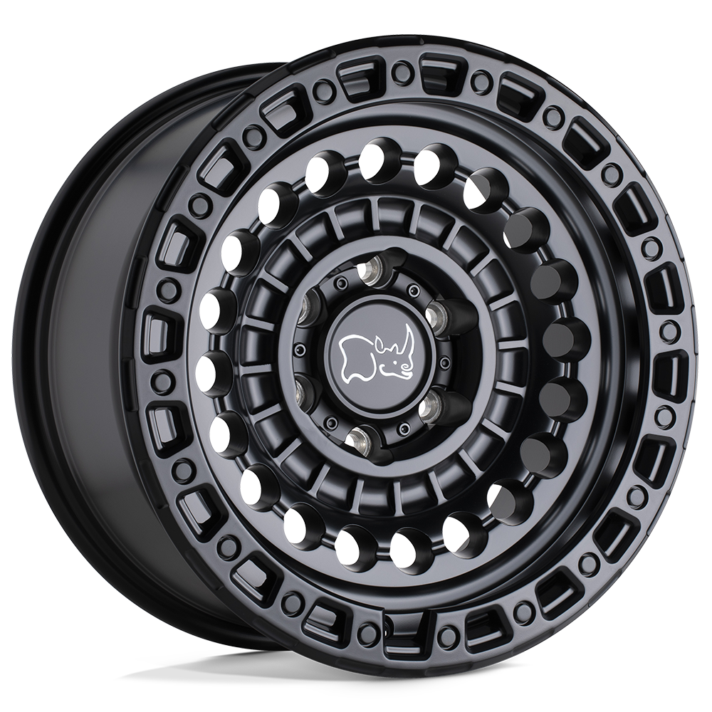 Black Rhino Hard Alloys Sentinel 17X8.5 8X180 +0MM Matte Black