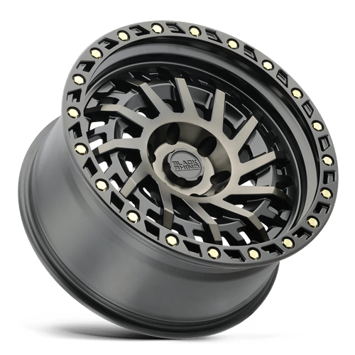 Black Rhino Hard Alloys Shredder 20X9.5 6X139.7 -12MM Matte Black W/ Mach Dark Tint