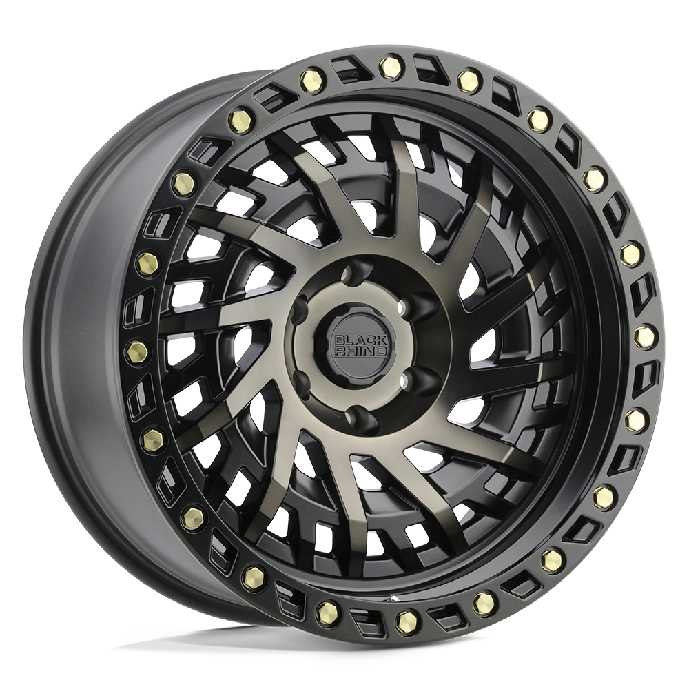Black Rhino Hard Alloys Shredder 17X9 5X114.3 -18MM Matte Black W/ Mach Dark Tint