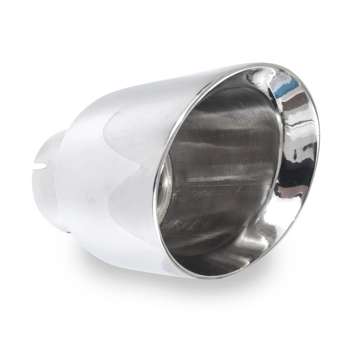 Stainless Works - Slash-Cut Double-Wall Style Polished Exhaust Tip 304 Stainless Steel - 790225