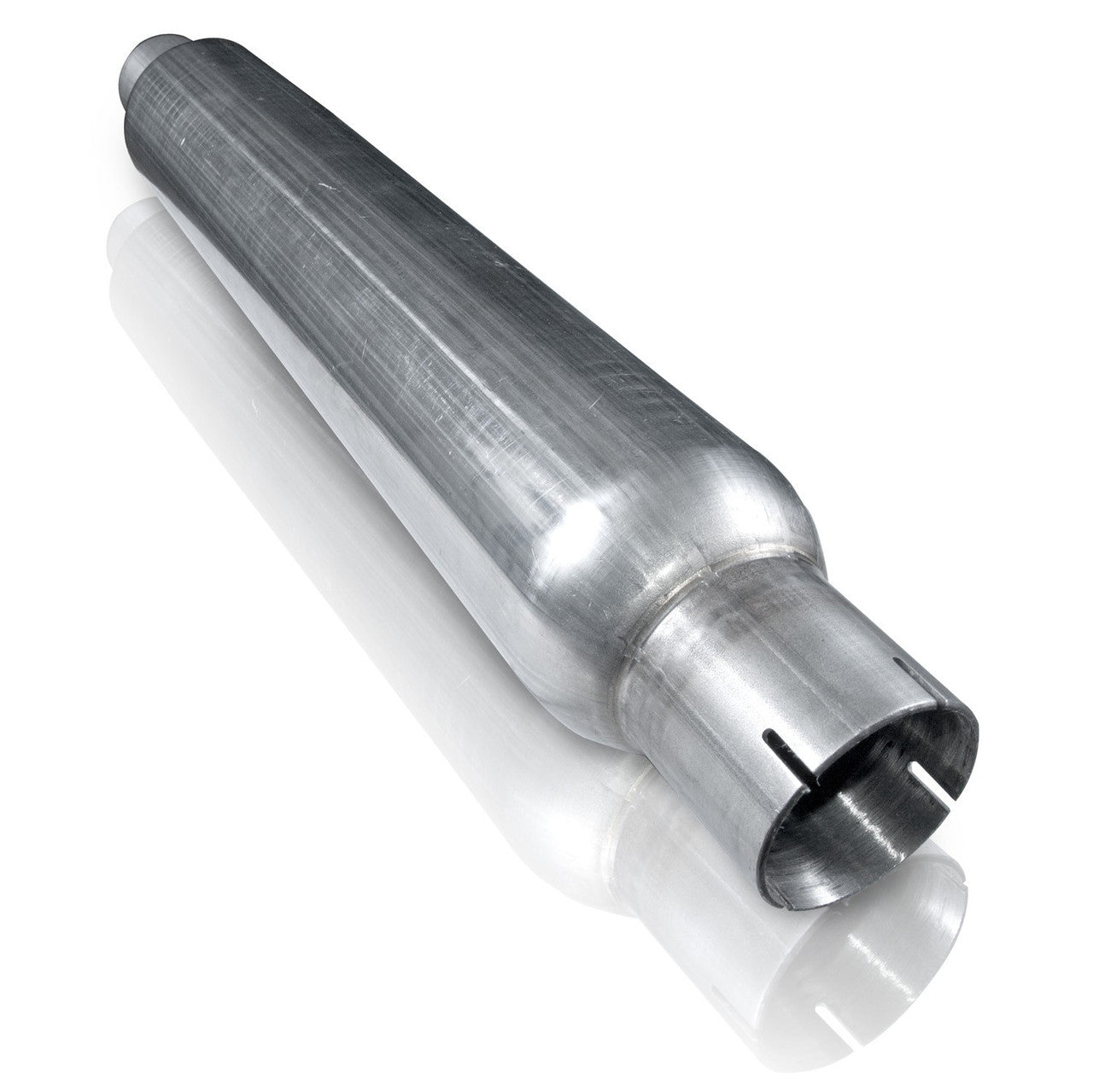 Stainless Works - Smooth Tube Muffler Stainless Steel - ST2242