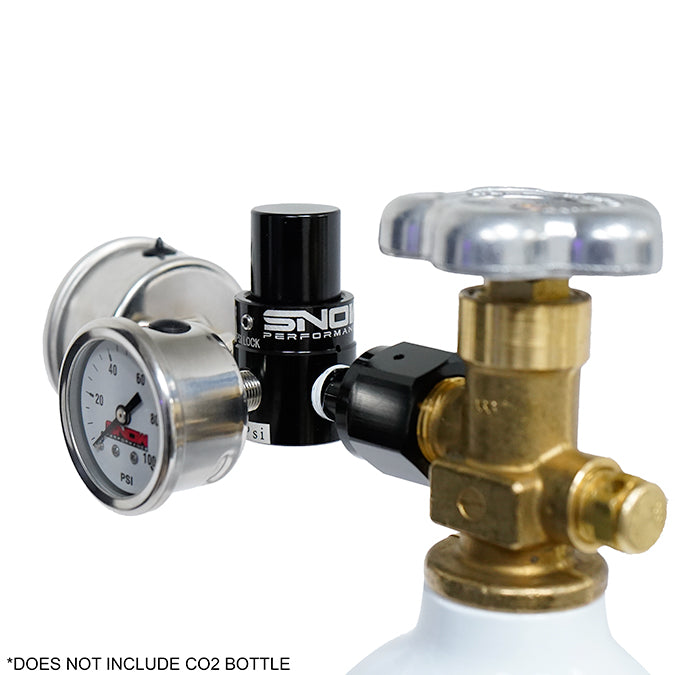 Snow Performance Billet Fixed (100PSI) CO2 Regulator w/Gauges - SNO-353G