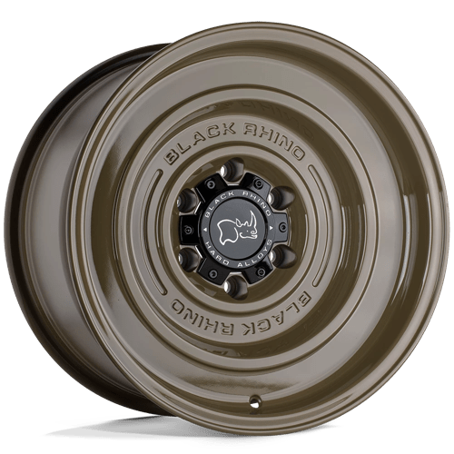 Black Rhino Hard Alloys Solid 17X9.5 6X139.7 -12MM Gloss Alligator Green