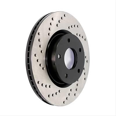 StopTech 93-98 Toyota Supra Turbo Drilled Right Front Rotor - 128.44104R