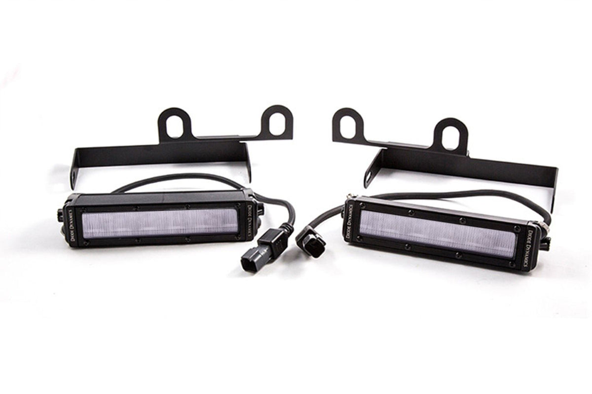 Diode Dynamics Ram 2013 SportExpress Stage Series 6 In Kit - White Wide - DD6017 for 2013-2018 Ram 1500 - front view