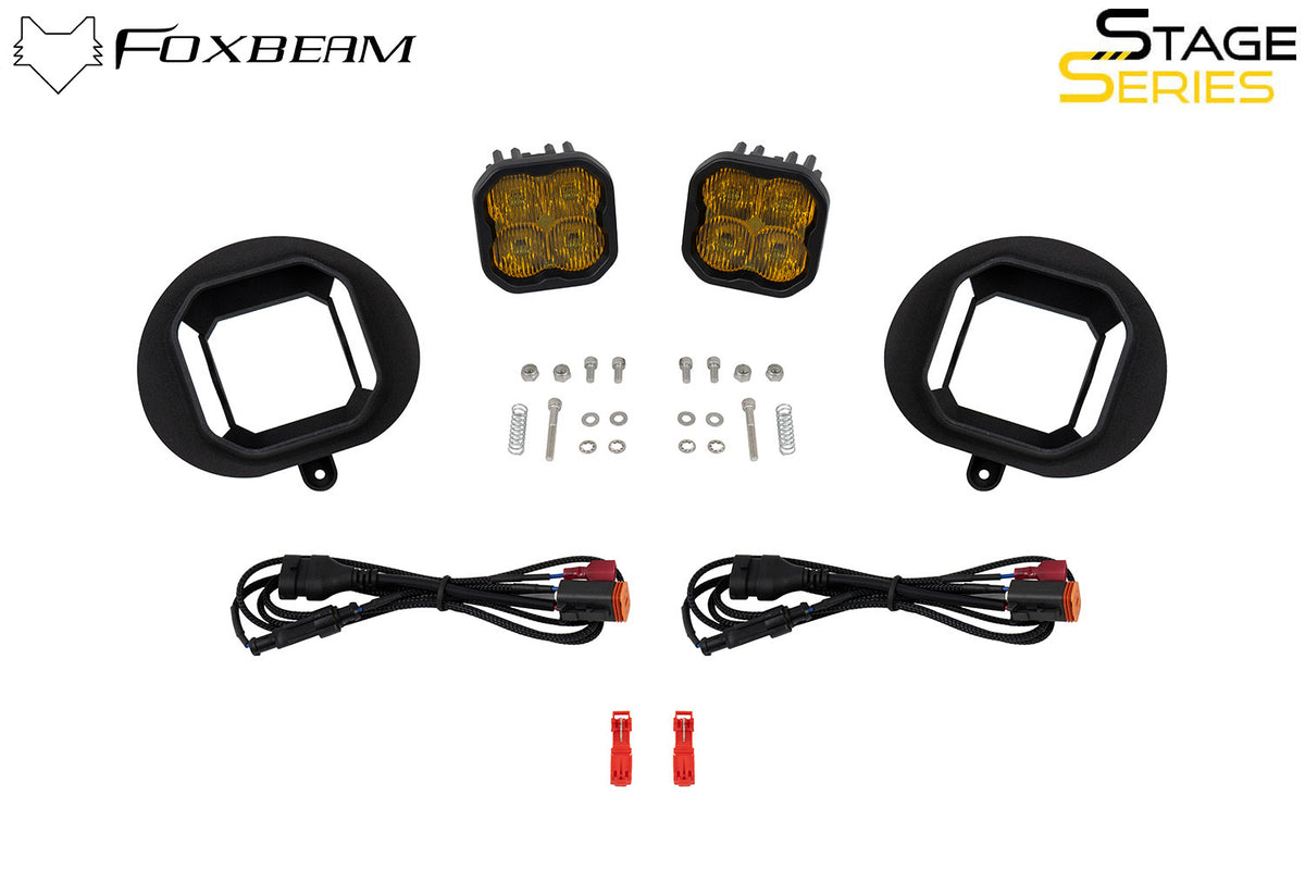Diode Dynamics 02-08 Dodge Ram 1500/2500/3500 SS3 Fog Light Kit - Yellow Max - DD8019 - DD8019