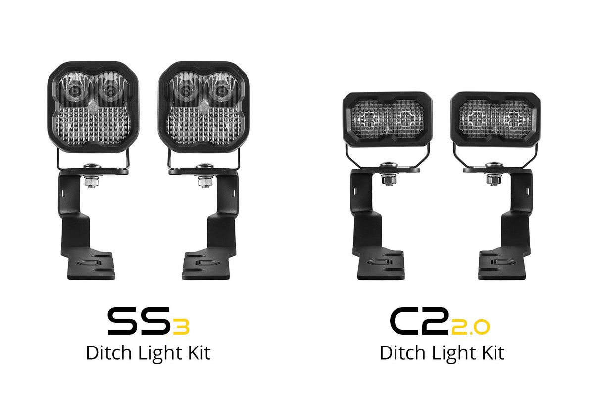 Diode Dynamics - Stage Series Backlit Ditch Light Kit for 2019-2025 Toyota RAV4 - DD8803
