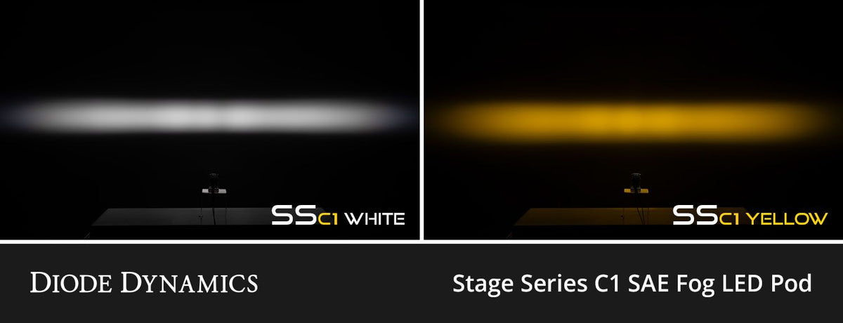 Diode Dynamics 23-24 Ford Escape SSC1 LED Yellow Fog Light - Pair - DD8056