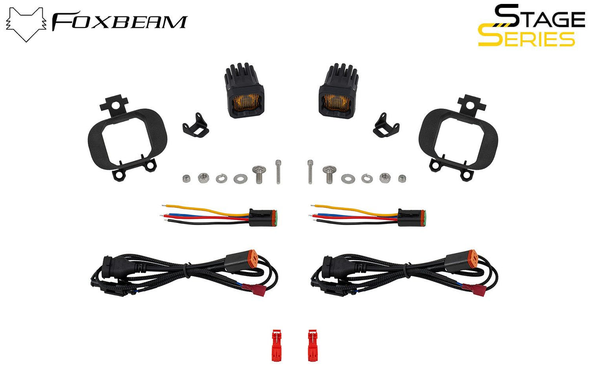 Diode Dynamics 21-24 Nissan Armada SSC1 LED Fog Light Kit (3000K) 3569 Yellow SAE Fog - Yellow - DD8355