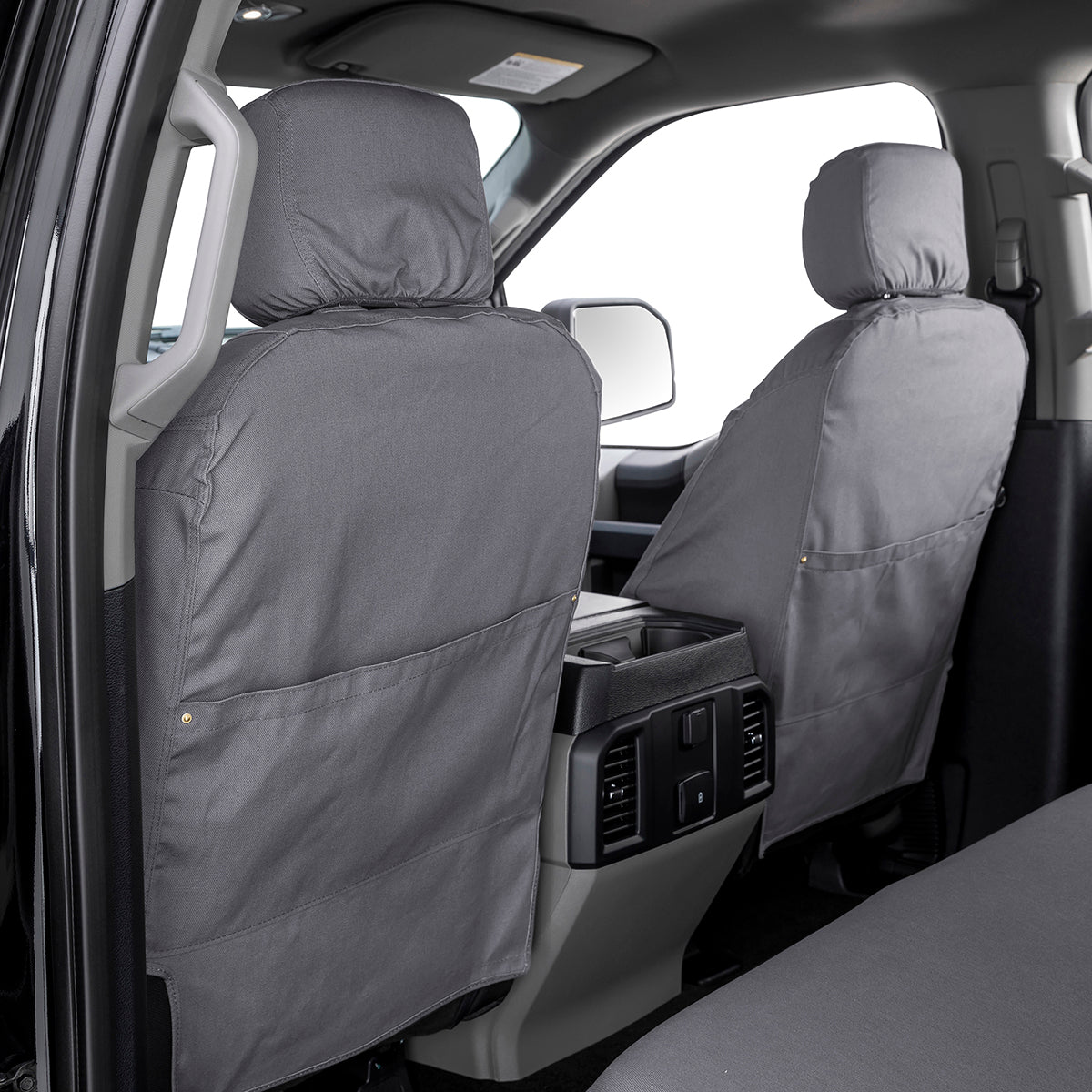 Covercraft 00-04 Toyota Tundra Carhartt SeatSaver Custom Front Row Seat Covers - Gravel - SSC3307CAGY