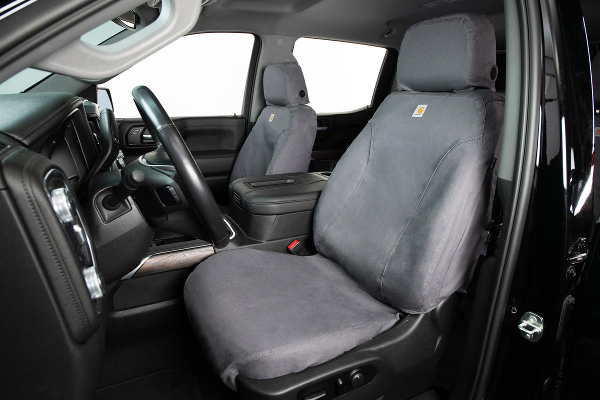 Covercraft 09-10 Ford F150 Carhartt SeatSaver Custom Front Row Seat Covers - Gravel - SSC3396CAGY