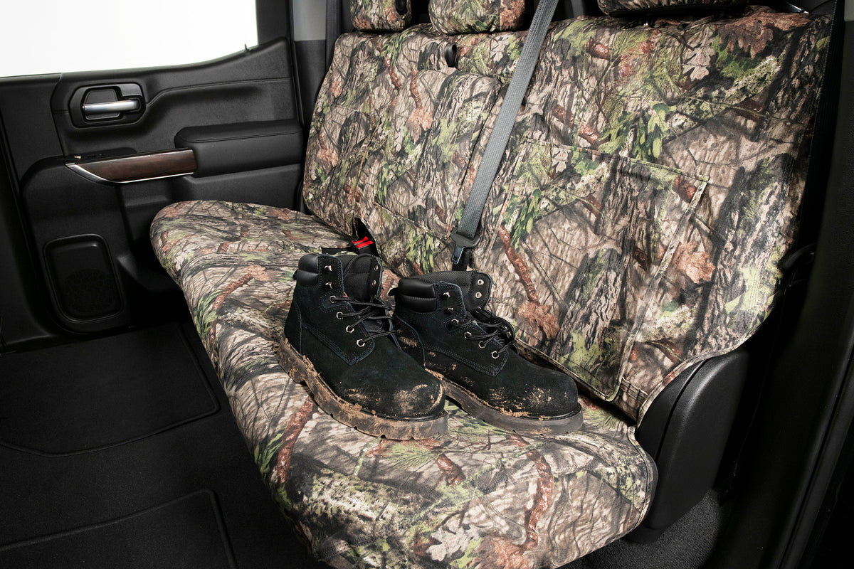 Covercraft 19-23 Dodge RAM 1500 Carhartt Camo SeatSaver Custom Second Row Seat Covers - Mossy Oak - SSC8537CAMB