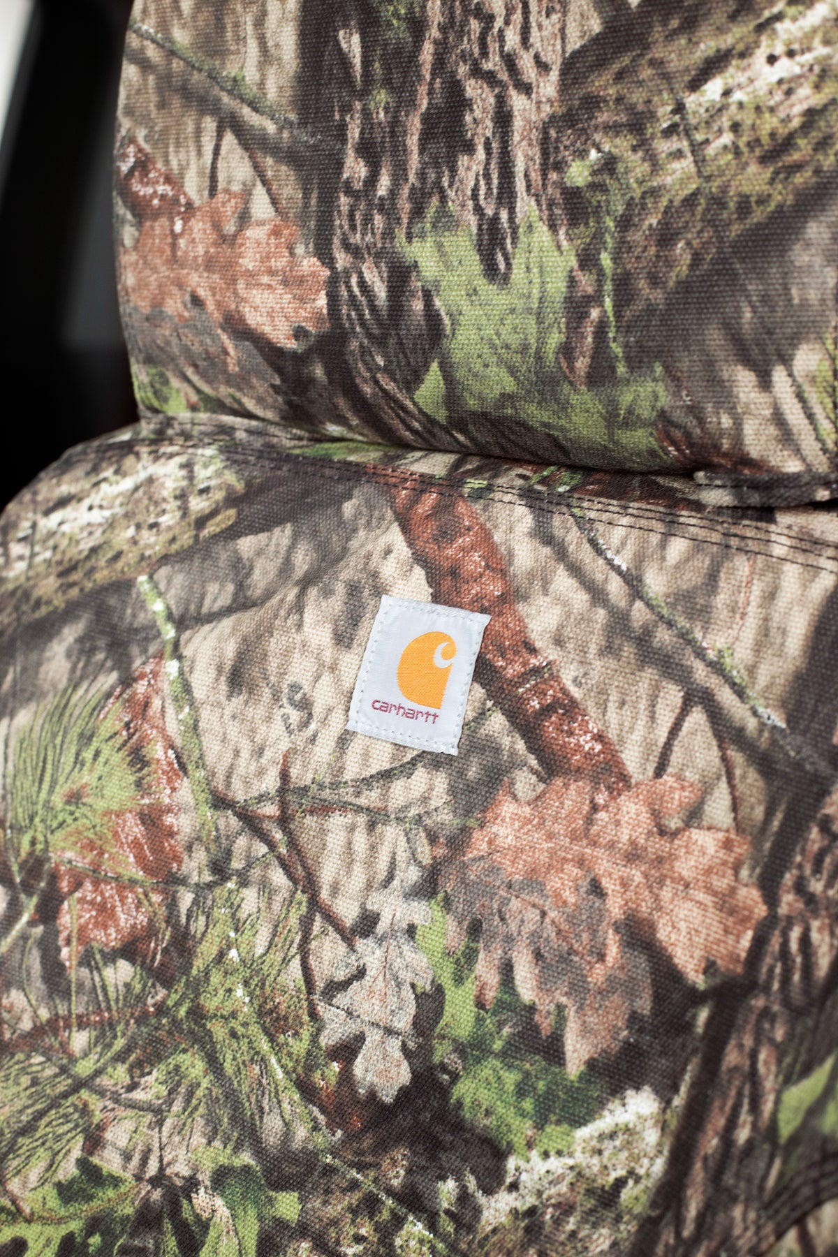 Covercraft 10-14 Chevrolet Avalanche Carhartt Camo SeatSaverFront Row Seat Covers - Mossy Oak - SSC2427CAMB