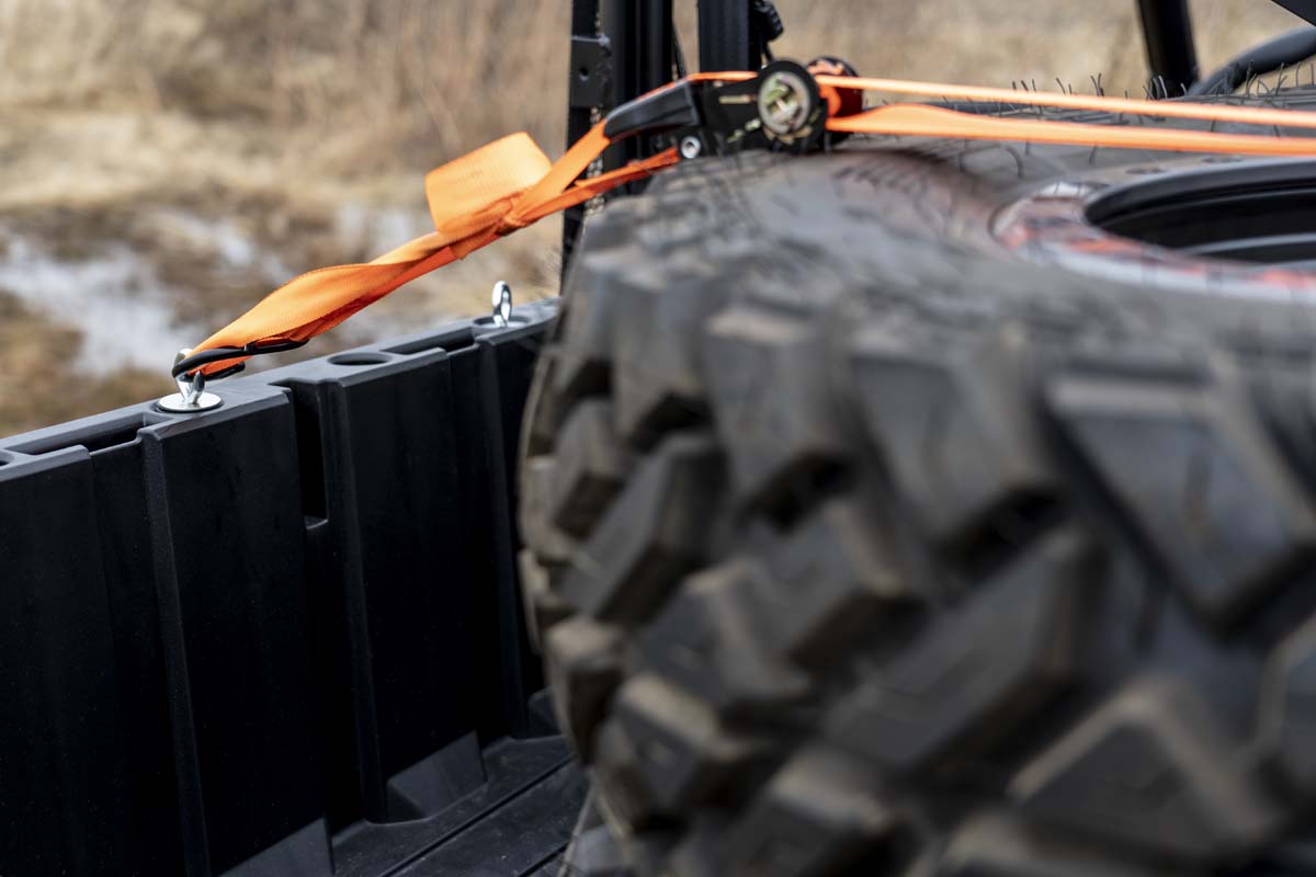 Bed Tie Down Kit | 1-7/16&quot; Diameter | 5 Pieces | Polaris Ranger XP 900/XP 1000/General