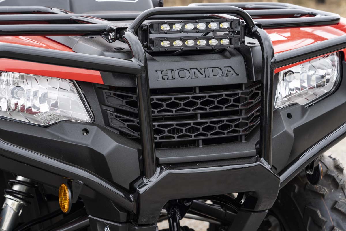 LED Light Kit | Bumper Mount | 6&quot; Black Slimline Pair | Honda Foreman