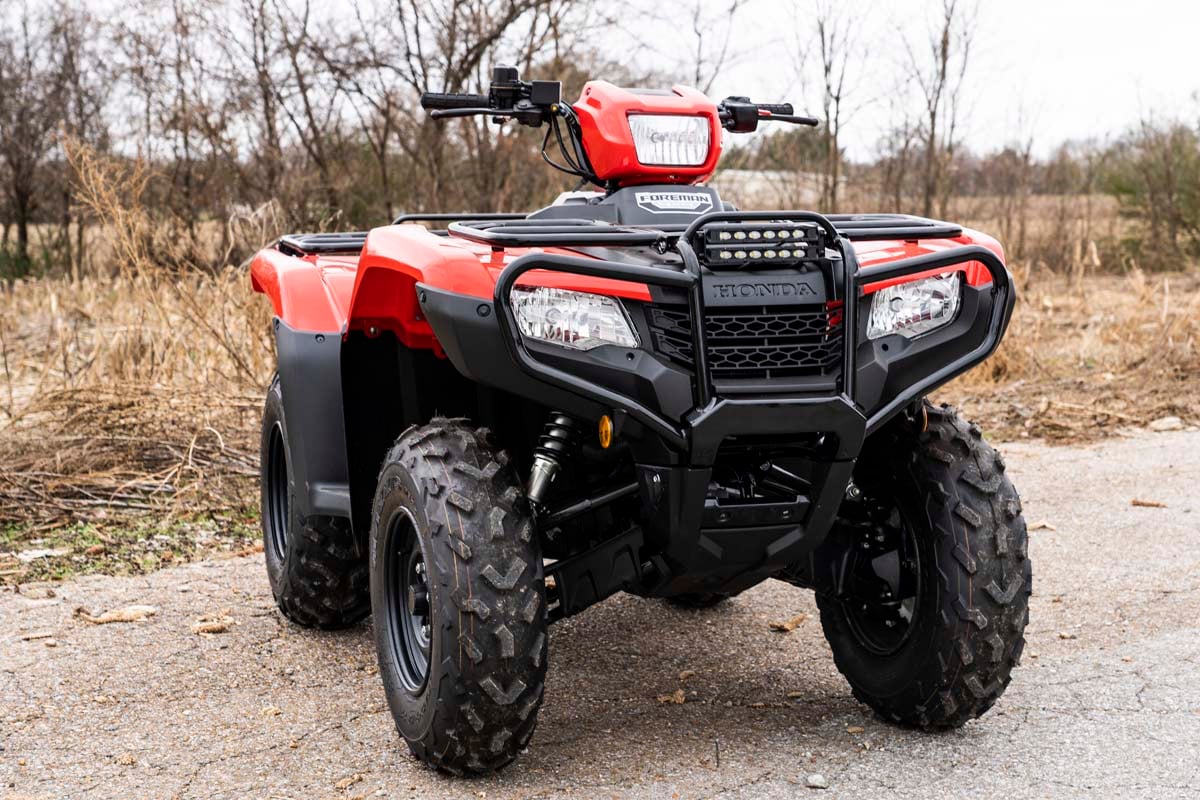 LED Light Kit | Bumper Mount | 6&quot; Black Slimline Pair | Honda Foreman