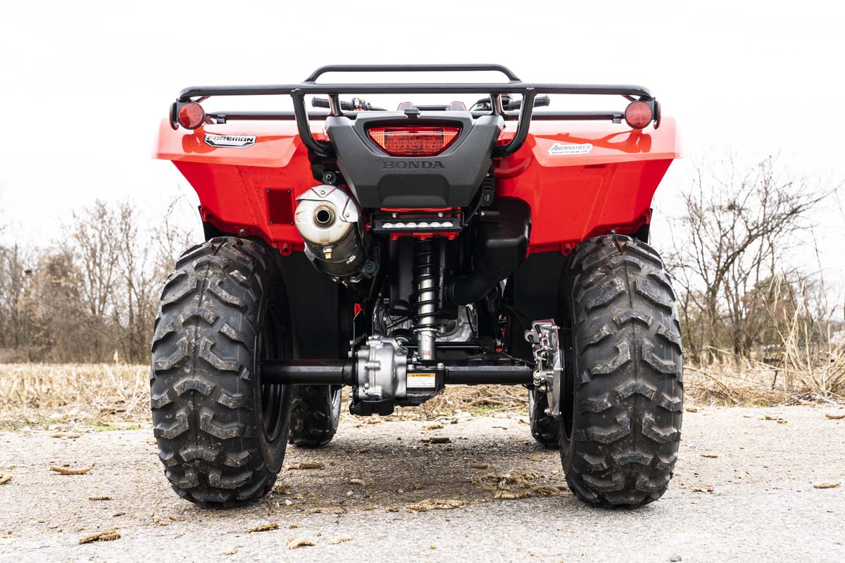 LED Light Kit | Rear Mount | 6&quot; Black Slimline | Honda Foreman 500 