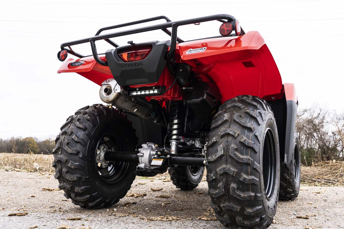 LED Light Kit | Rear Mount | 6&quot; Black Slimline | Honda Foreman 500 