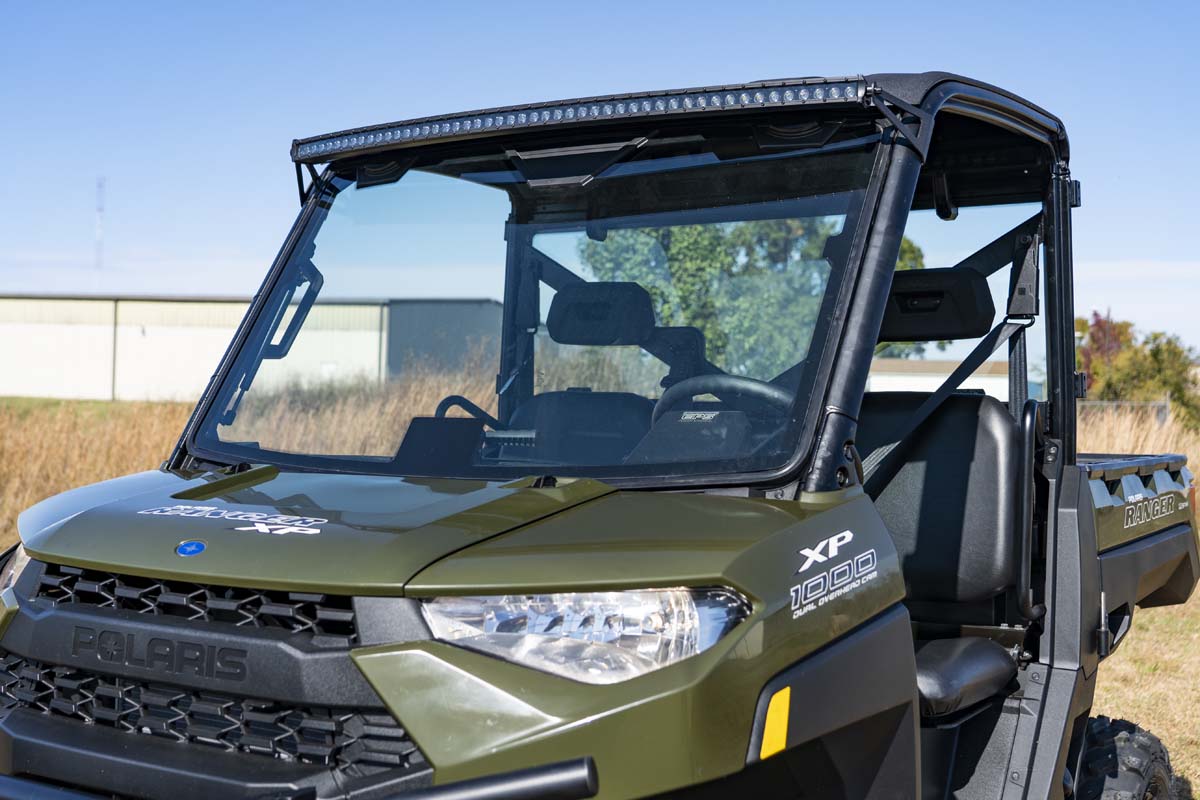 LED Light | Windshield | 50&quot; Black Single Row | Polaris Ranger 1000/XP 1000/XP 900