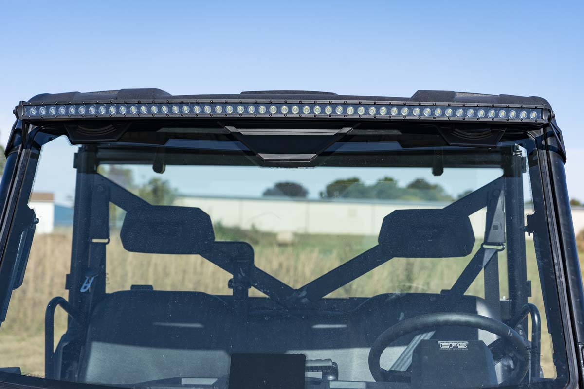 LED Light | Windshield | 50&quot; Black Single Row | Polaris Ranger 1000/XP 1000/XP 900