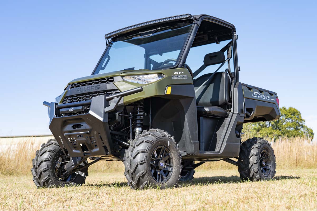 LED Light | Windshield | 50&quot; Black Single Row | Polaris Ranger 1000/XP 1000/XP 900