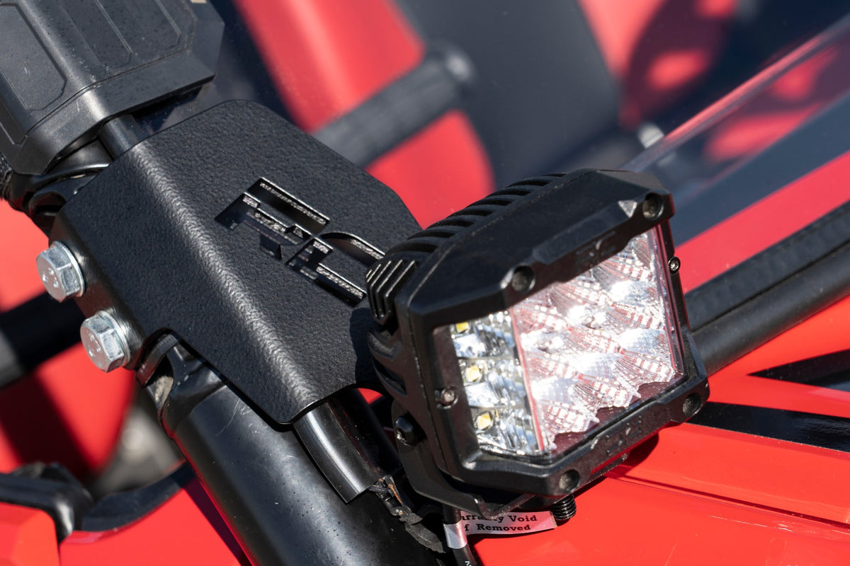 LED Light Kit | Cage Mount | 2&quot; Black Pair | Honda Talon