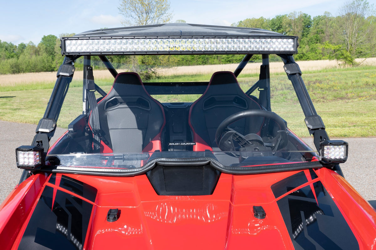 LED Light Kit | Cage Mount | 2&quot; Black Pair | White DRL | Honda Talon