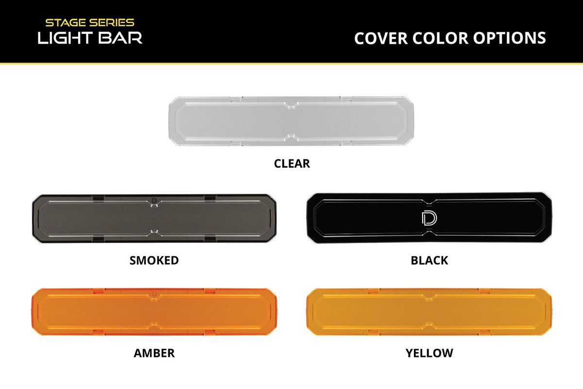 Diode Dynamics Extruded Cover Amber - DD8645 by Diode Dynamics - installed view