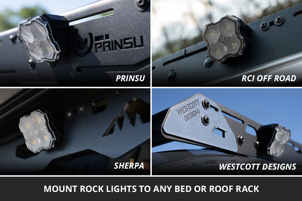 Diode Dynamics Roof Rack Scene Light Dual Color - Amber/White - Kit - DD8911 - DD8911