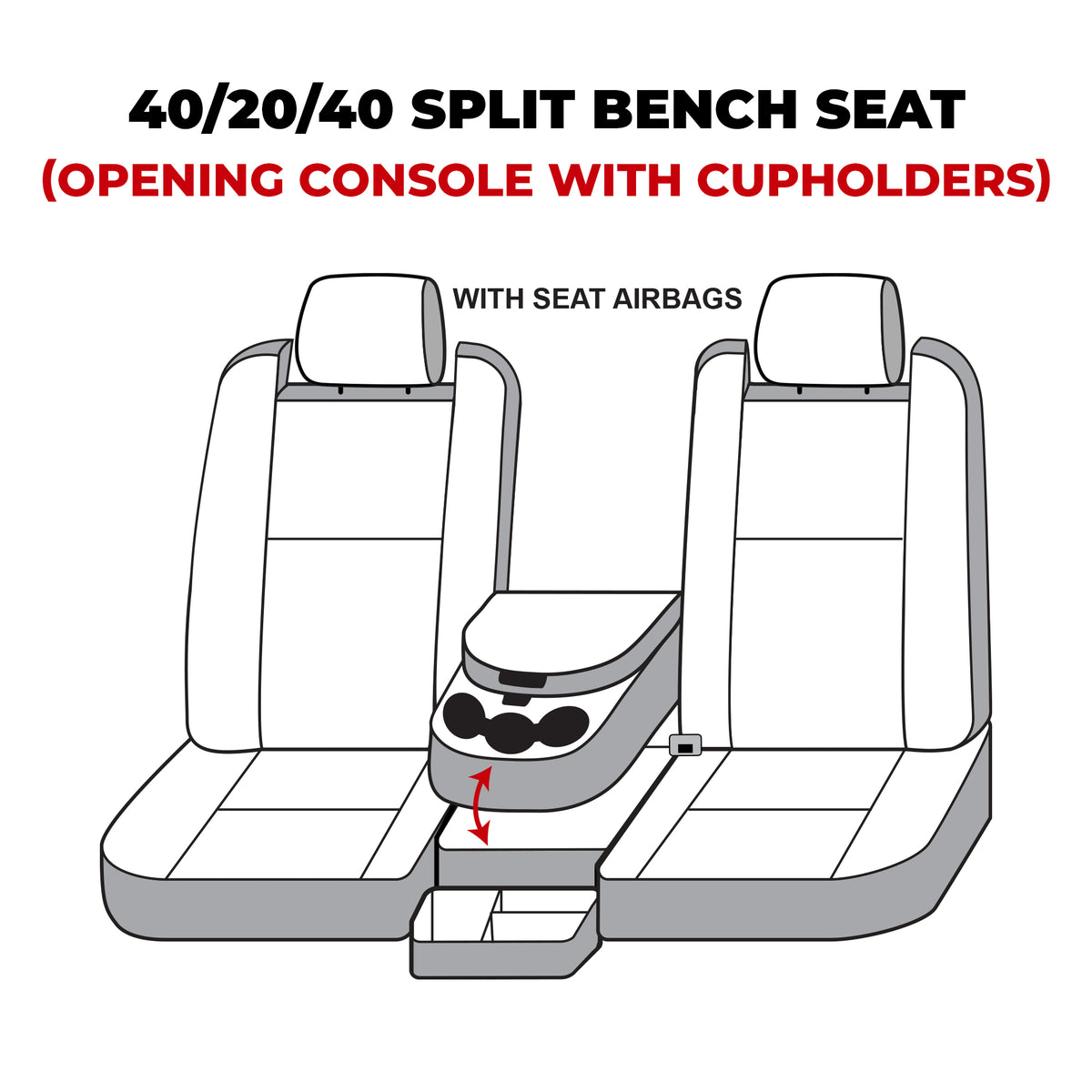 Covercraft 22-24 Dodge RAM 2500/3500 Carhartt SeatSaver Custom Front Row Seat Covers - Gravel - SSC3500CAGY