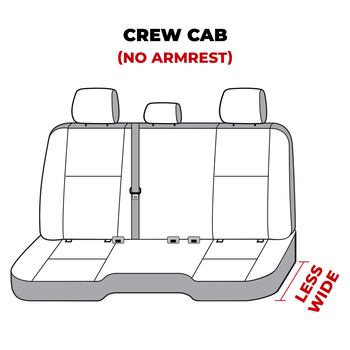 Covercraft 11-24 Dodge RAM 2500 3500 Carhartt Super Dux SeatSaver Sec Row Custom Seat Cover- Gravel - SSC7432COGY