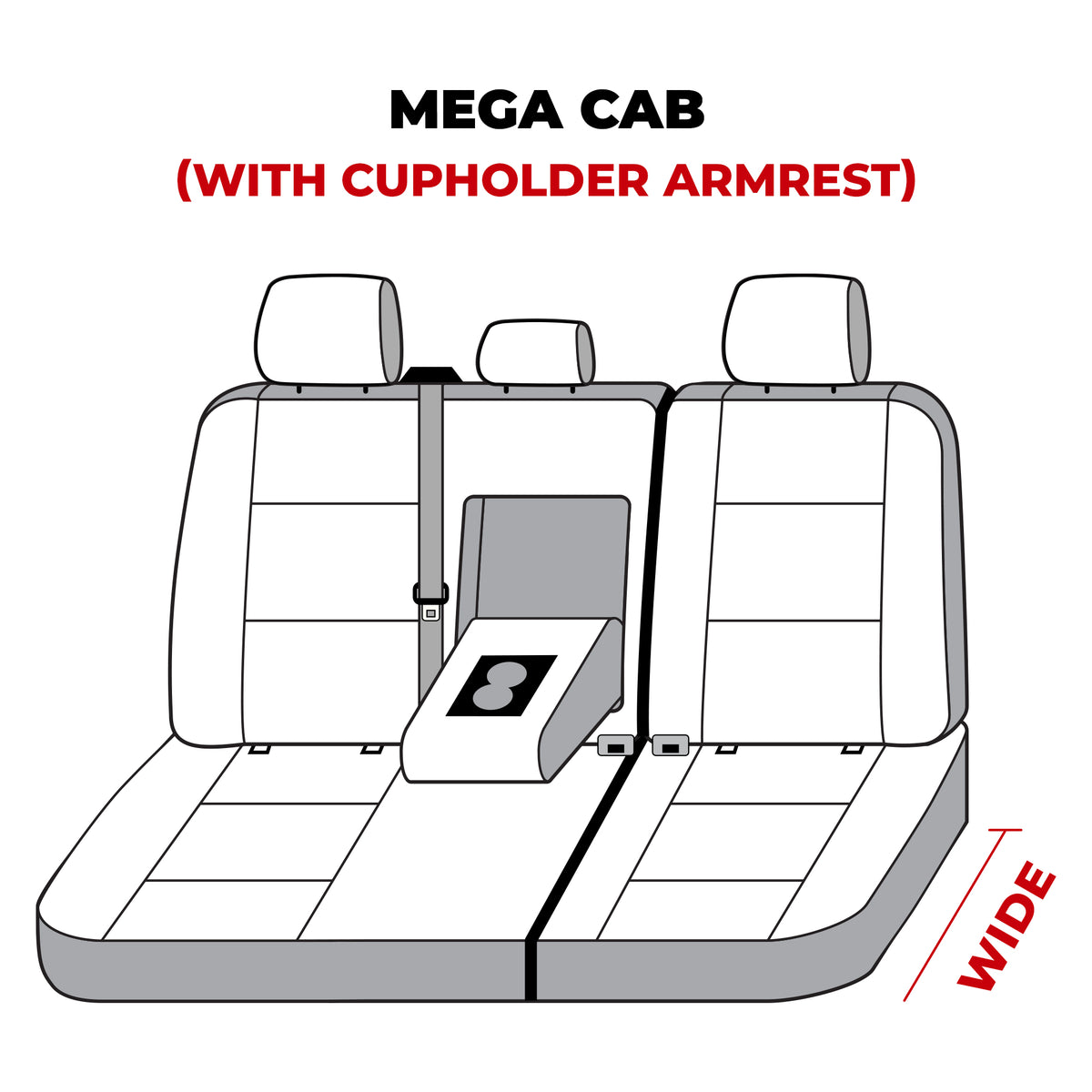 Covercraft 06-07/10-21 Dodge Ram Carhartt SeatSaver Custom Second Row Seat Covers - Gravel - SSC8363CAGY