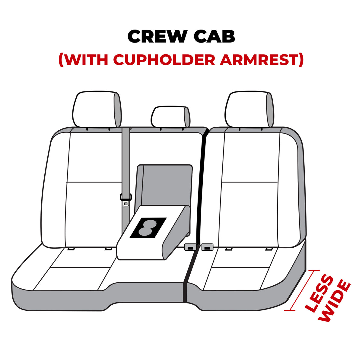 Covercraft 11-24 Dodge Ram Carhartt SeatSaver Custom Second Row Seat Covers - Gravel - SSC8396CAGY
