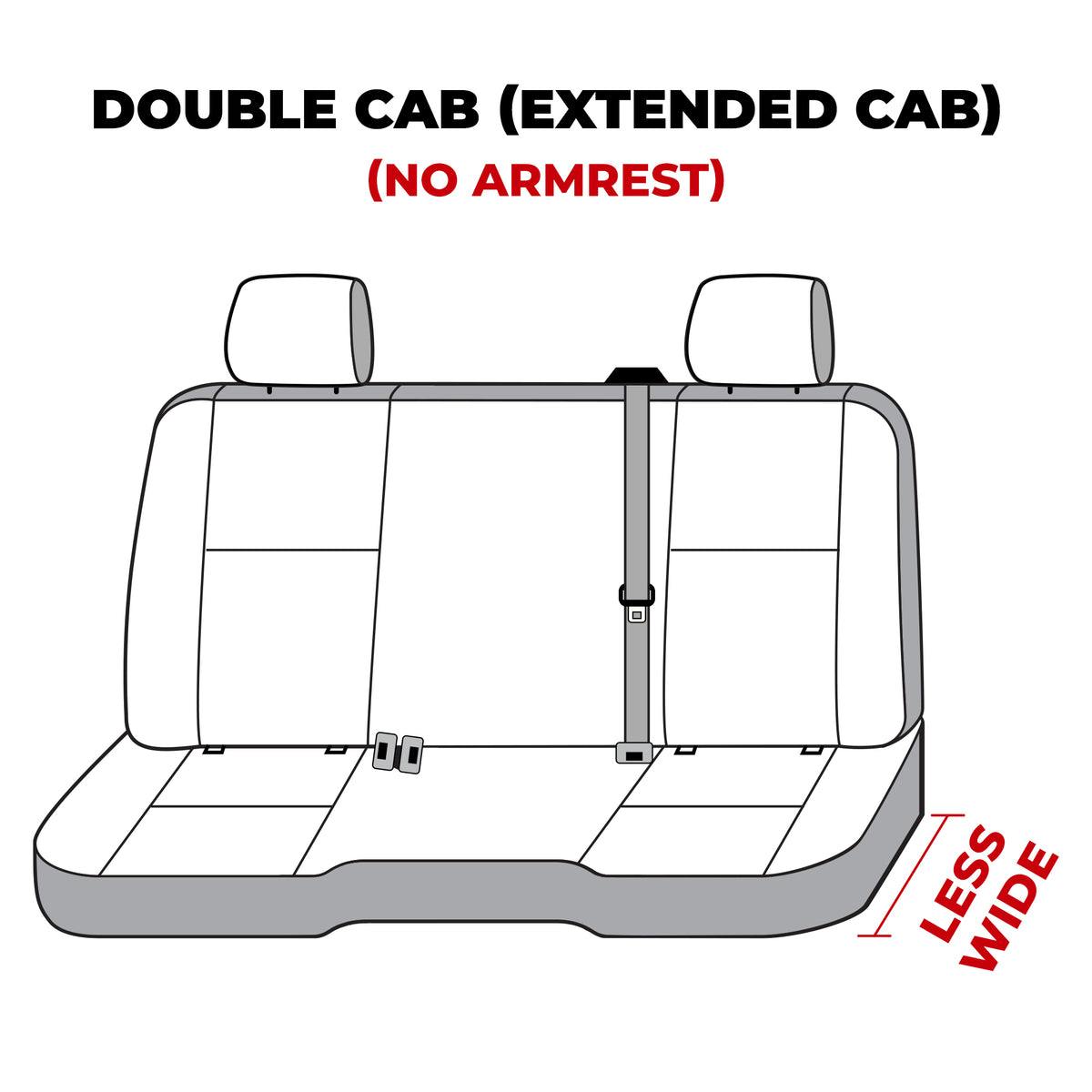 Covercraft 14 Chevrolet Silverado Carhartt Super Dux SeatSaver Custom Second Row Seat Covers - Black - SSC8431COBK